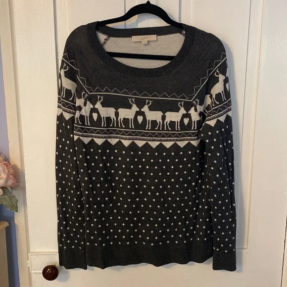 Loft Reindeer Sweater - Picture 2 of 5